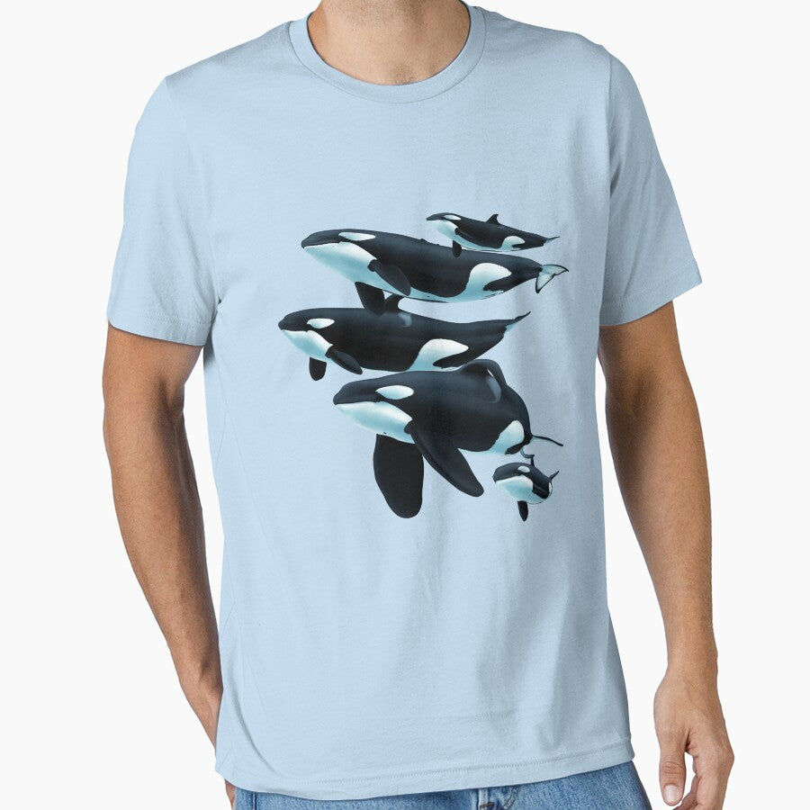 Pod of Orcas by Art-by-Aelia