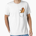 Awesome Funny Shaka Hang Loose Hotdog In A Pocket by BernardMurray