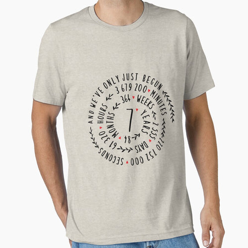 7th Wedding Anniversary Couple T-shirts, Phone Cases And Other Gifts by MemWear