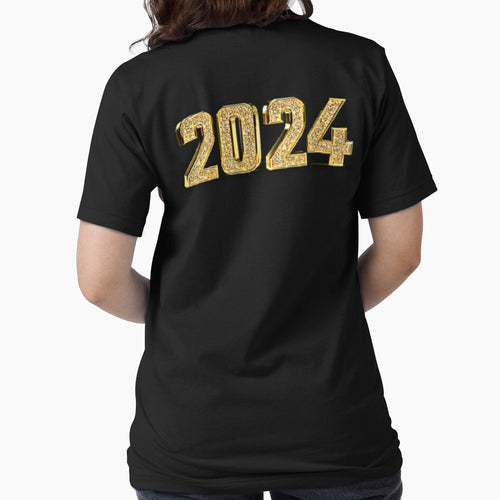 2024 New Year Golden celebration Design by Zubiaxoo