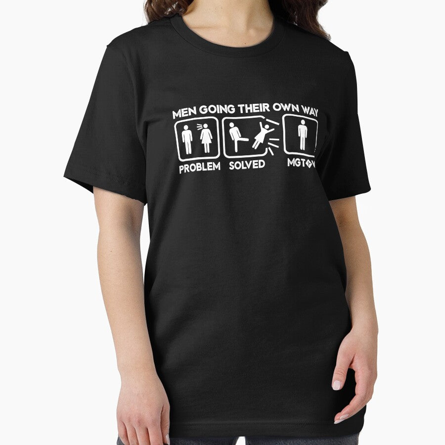 MGTOW Men Going Their Own Way No Wife Happy Life Funny Humor Men Women by shoptshirtswag