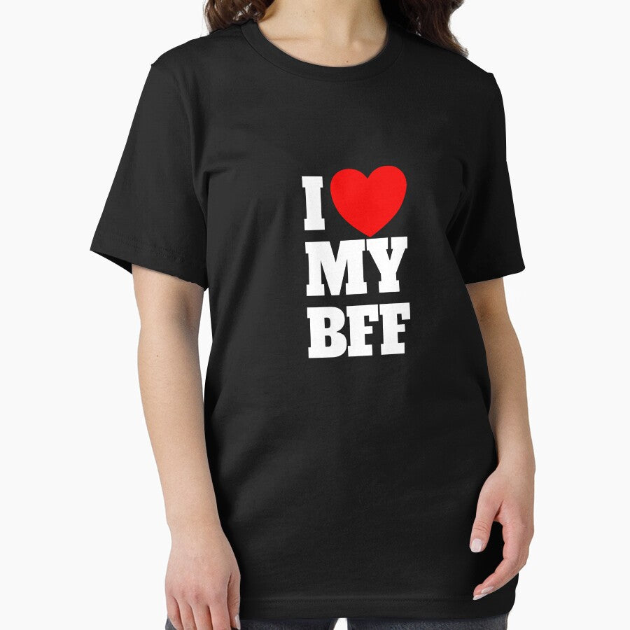 I Love My BFF Red Heart Best Friends Forever I Love My BFF Gear by DynamicDesign