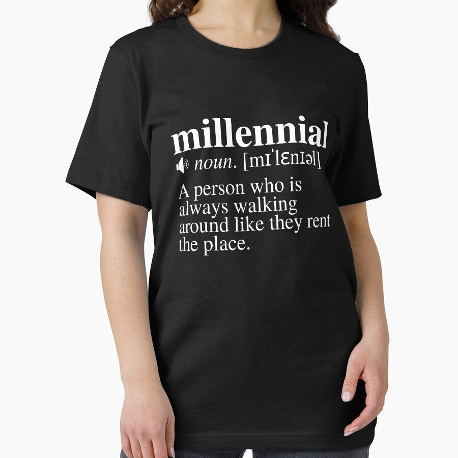 Millennial Definition #3 - The Age of Renters (Black Background) by mind-illusions