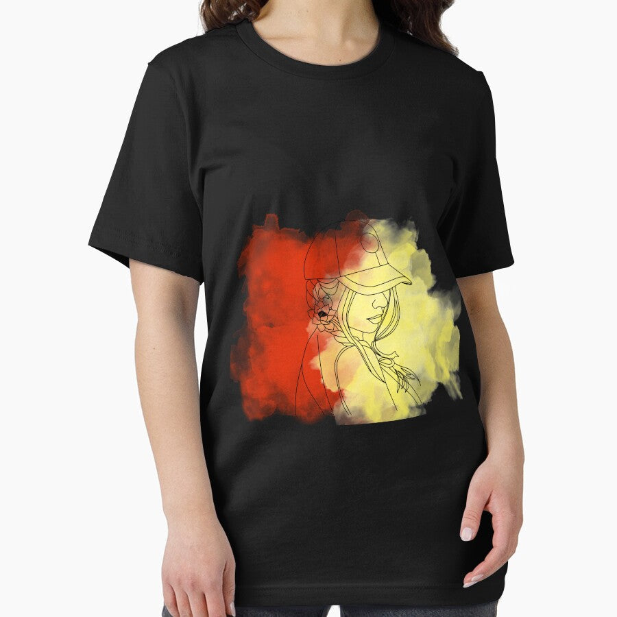 Girls New Style with background yellow and red by MobMarketdesign