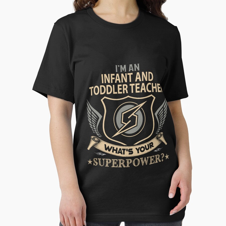 Infant And Toddler Teacher T Shirt - What Is Your Superpower Job Gift Item Tee by tamburroallena