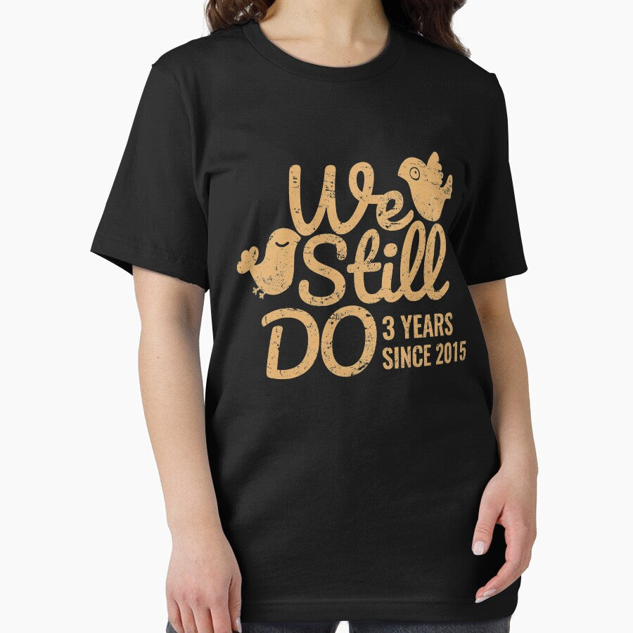 Leather Wedding Anniversary Gift Tee Three Years of Marriage Couple Shirt, Phone Cases And Other Gifts by MemWear
