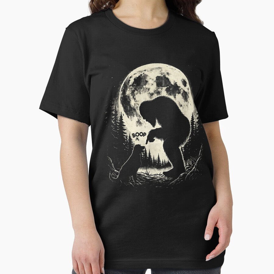 Hand Boop Nose Labrador Bigfoot Sasquatch Full Moon Dog Lover by Mind-Drift