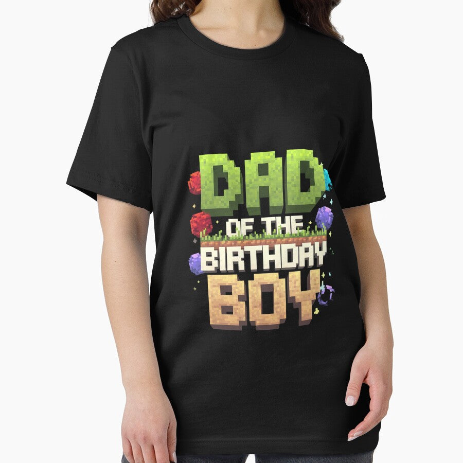 Dad Of The Birthday Boy Game Pixel Number by MythWoot