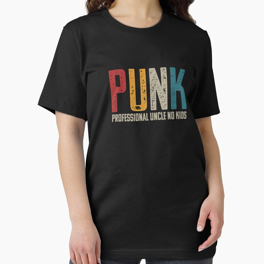 PUNK Professional Uncle No Kids Retro Family Vintage Funny Uncle by Go-Fun