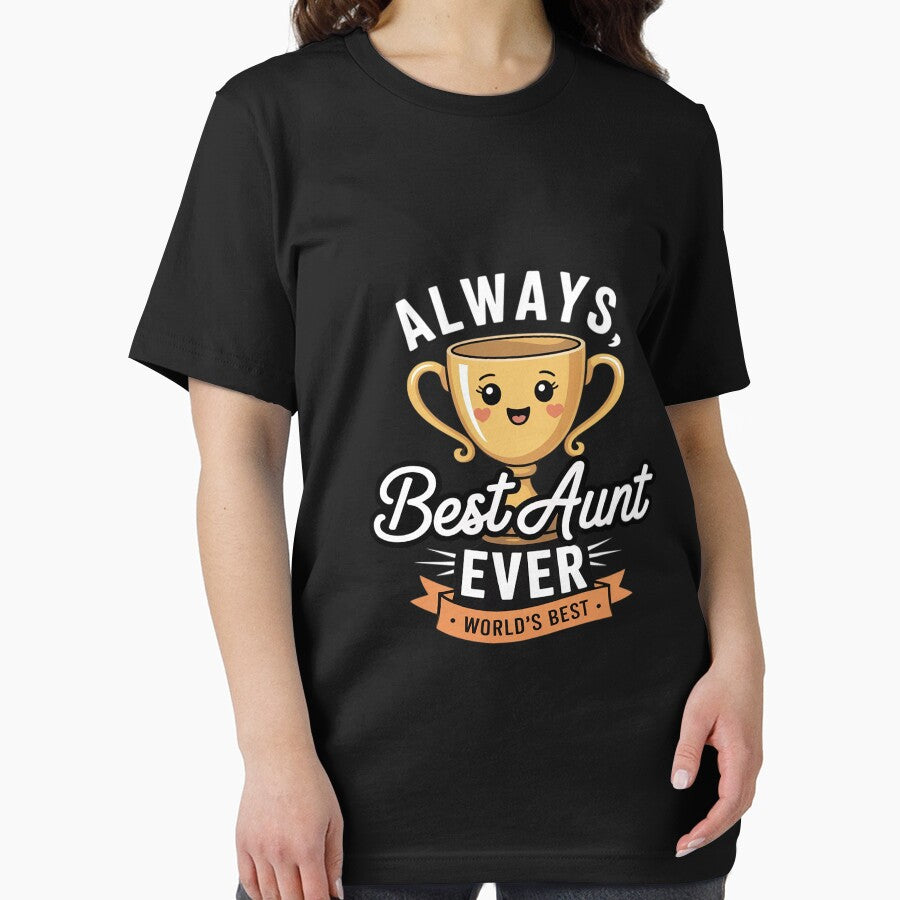 Always Best Aunt Ever Silver Trophy Graphic Novelty by ticlitule