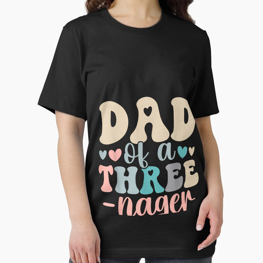 Dad of A Threenager 3rd Birthday Matching Family Boho by CriseldaBruning
