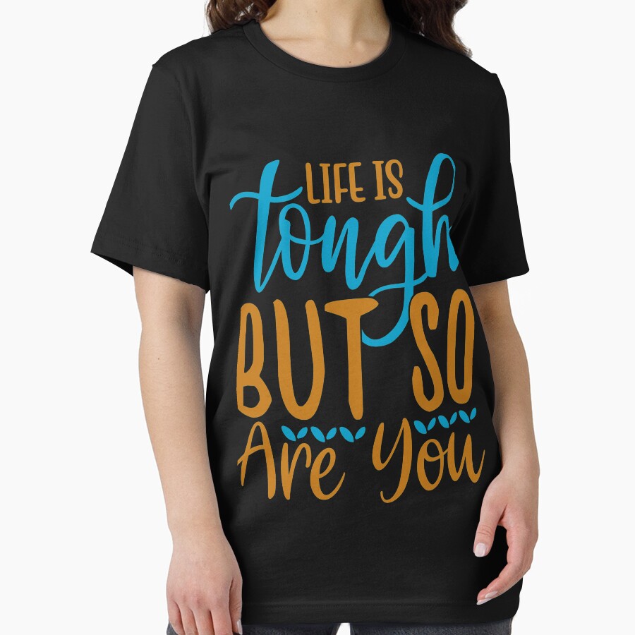 Inspirational  and  motivational quote :Life Is Tough So Are You by remonss