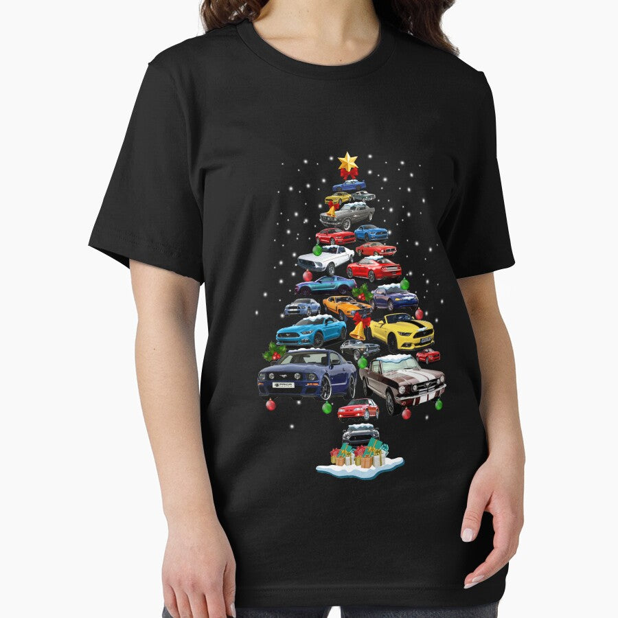 Mustang-Car-Christmas-Tree-Shirt by SONHUYENMIN
