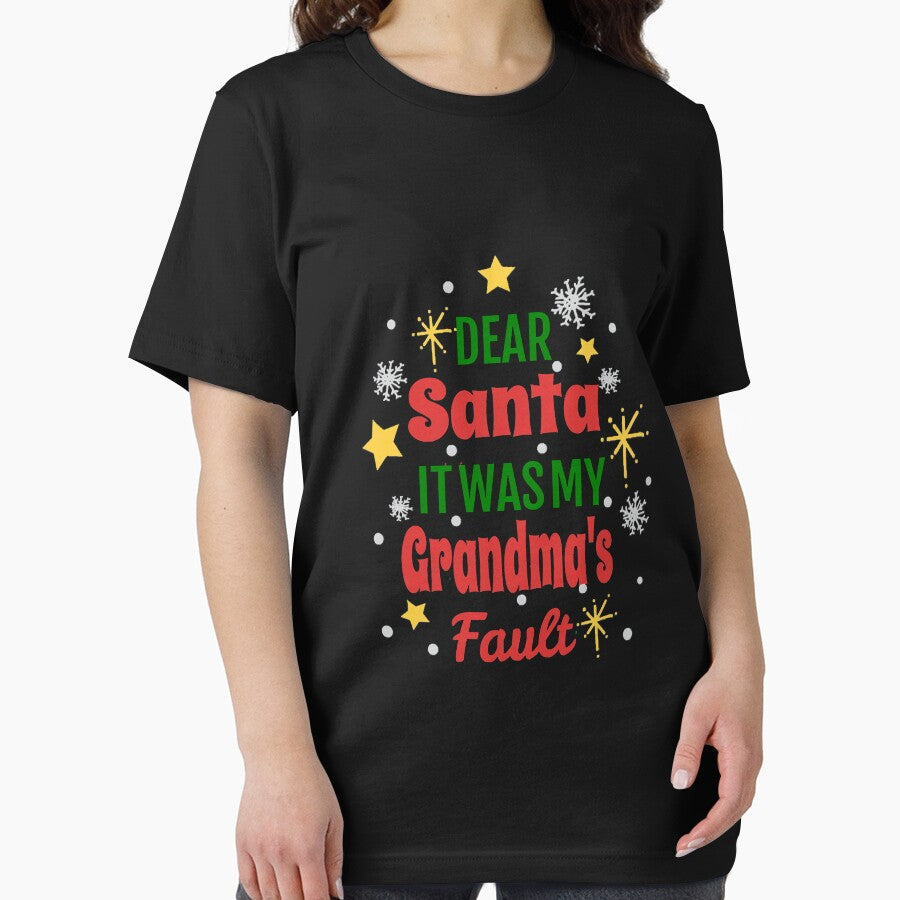 It's My Grandmas Fault Christmas Family Pajamas Matching Set by JeffreyMCombs