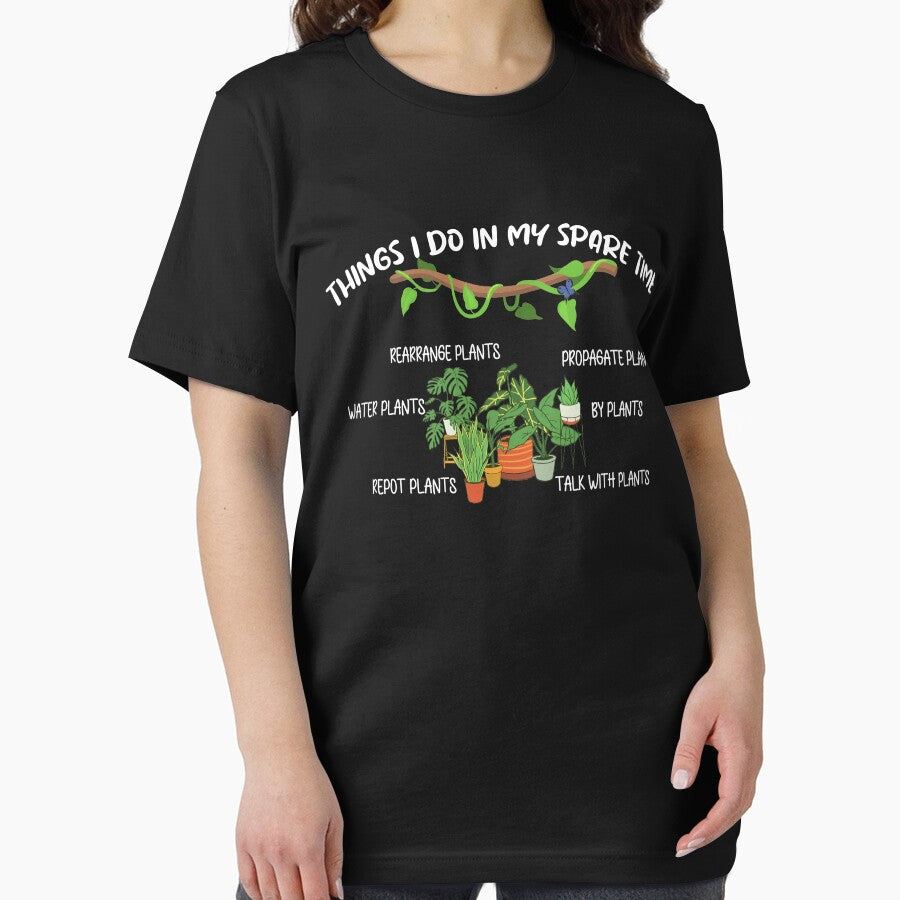 Things I Do In My Spare Time, Plant Mom Gift classic t-shirt by ILTS