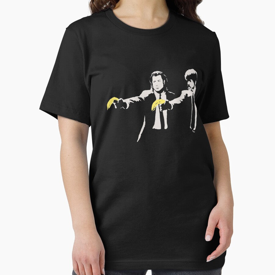 Banksy, Homage To AWarhol, Banana And Quentin Tarantino, Artwork Reproduction, Posters, Prints, Bags by MichaelSkelton