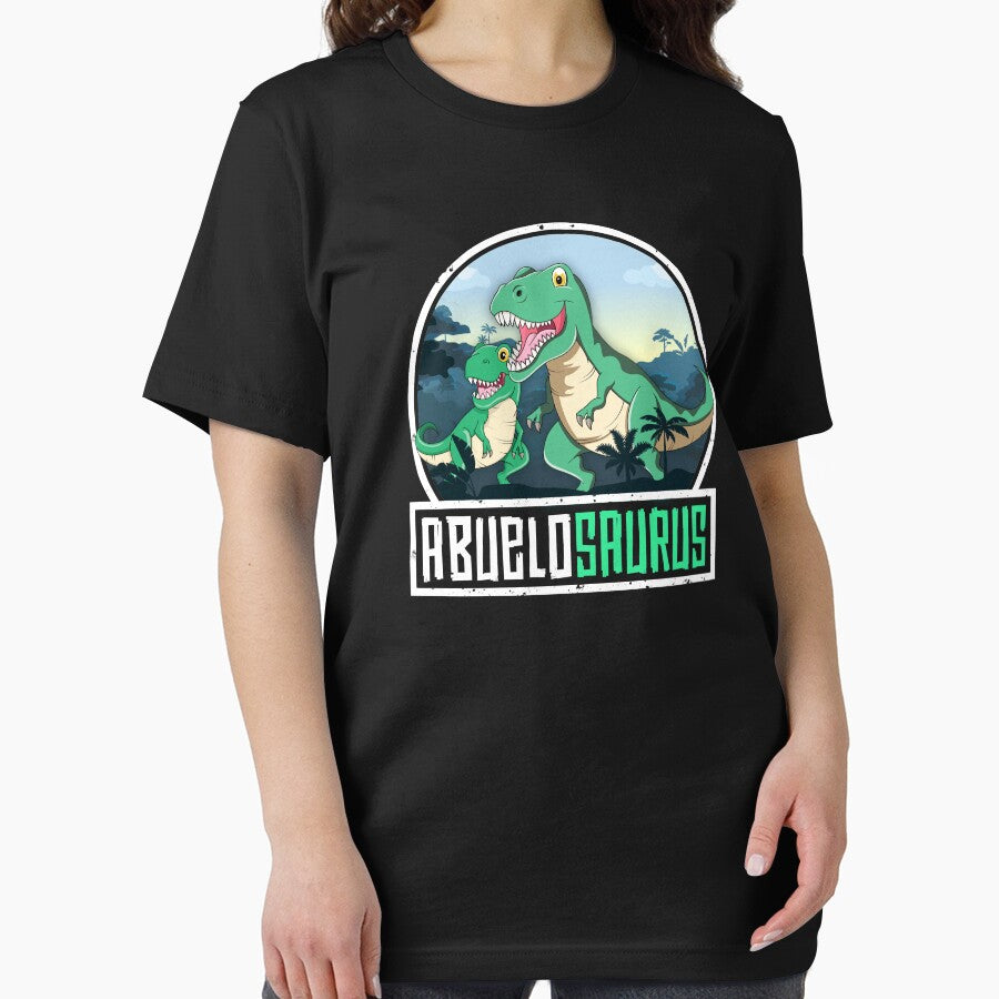 Abuelosaurus T-Rex Dinosaur Saurus Latino Grandpa Matching by 14thFloor