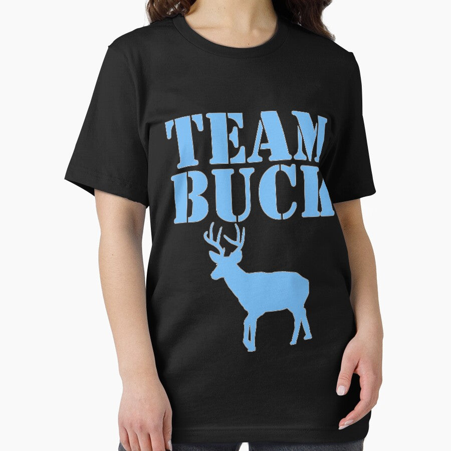 Team Buck Blue Boy Mom Baby Shower Gender Reveal Party Funny Cute Gift by arcadetoystore