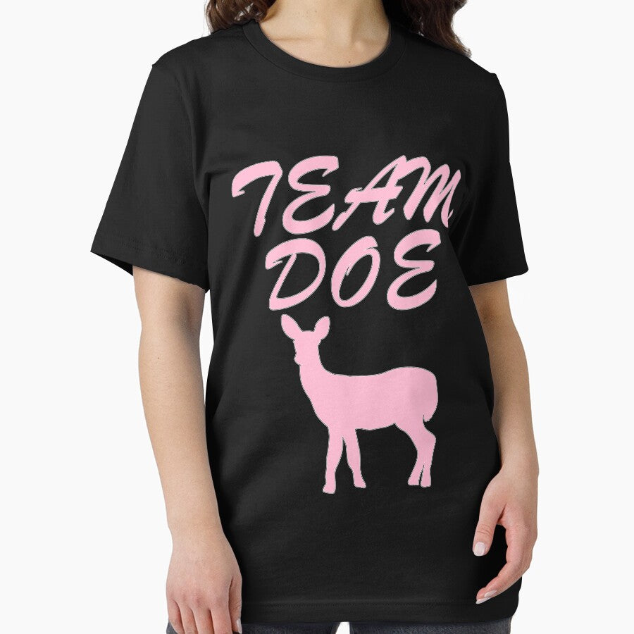 Team Doe Pink Girl Mom Baby Shower Gender Reveal Party Cute Funny Gift by arcadetoystore