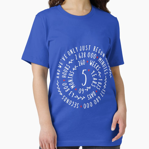 5 Years And We've Only Just Begun - 5th Wedding Couple Tees, Phone Cases And Other Gifts by MemWear
