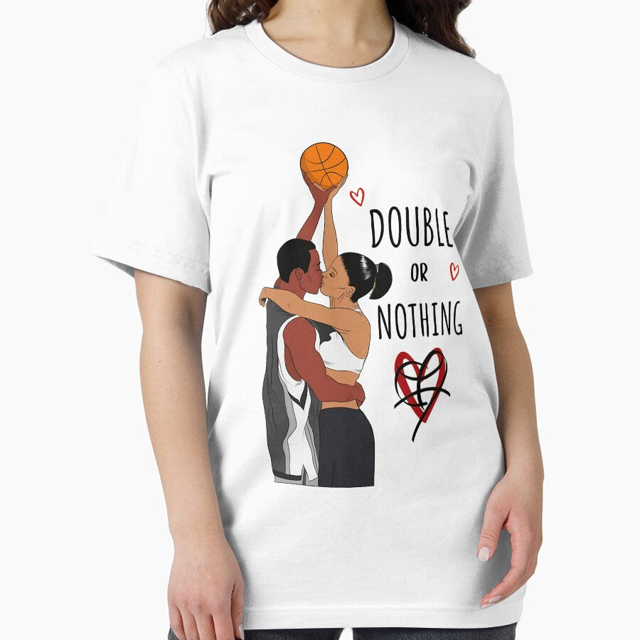 Couple Black Basketball I Love You Double Or Nothing by Teapot-art