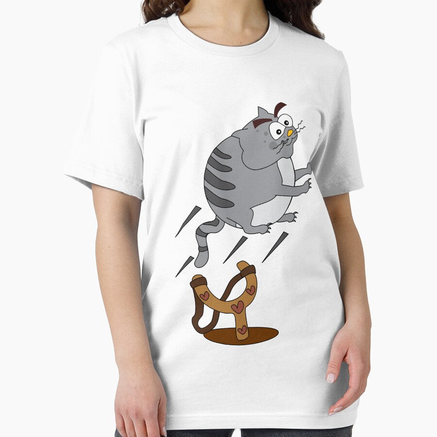 Angry flying cat Kids style art by Raju-Creative