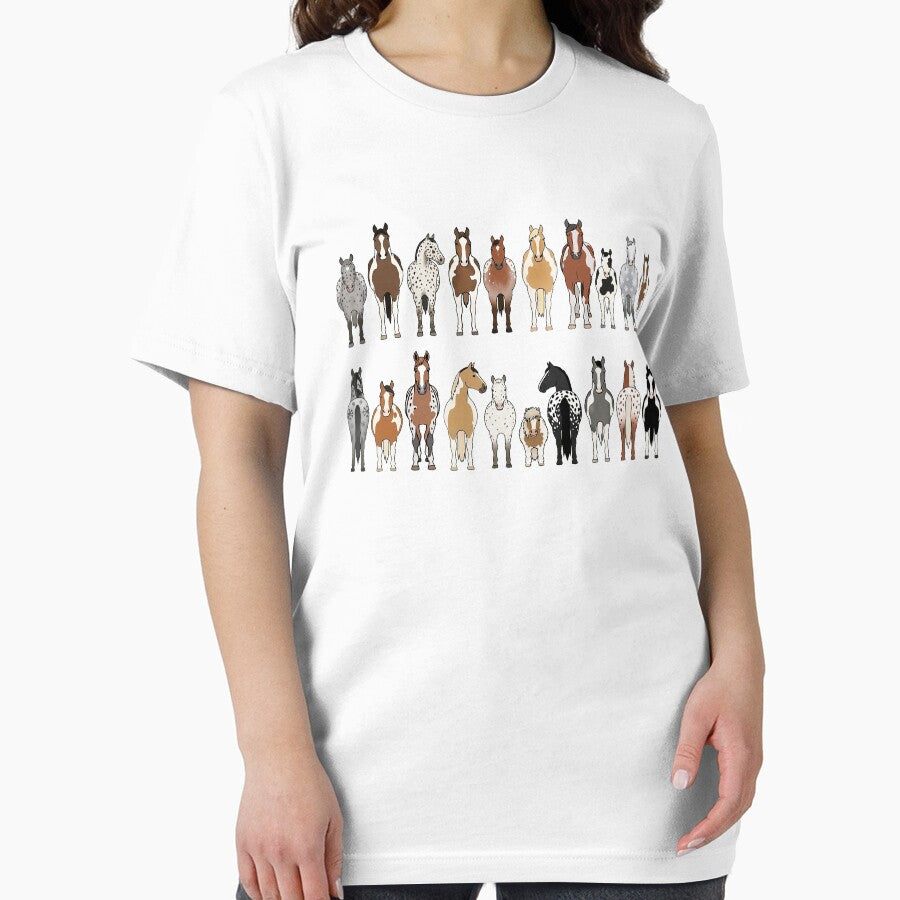 Horse Paint & Appaloosa T-Shirt by candiscamera
