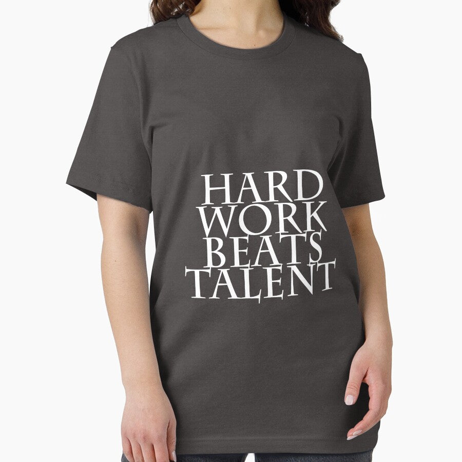 Hard Work Beats Talent Shirts & Masks by Touaguine Salah Eddine