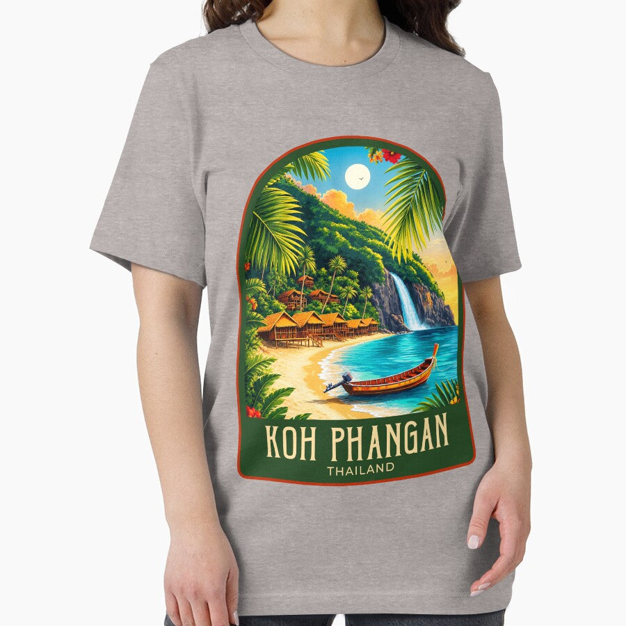 Koh Phangan Vintage Travel Illustration by HomeLivingCo