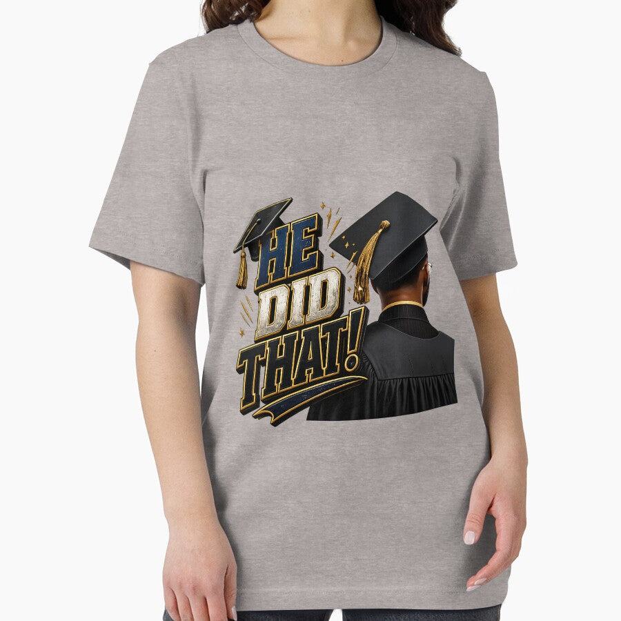 Copy of He Did That Graduation 2026 Bold Typographic Desin by EverMuse Studio
