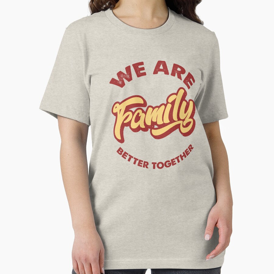 We Are Family - Vintage Retro Text by Whimsical  Thinker