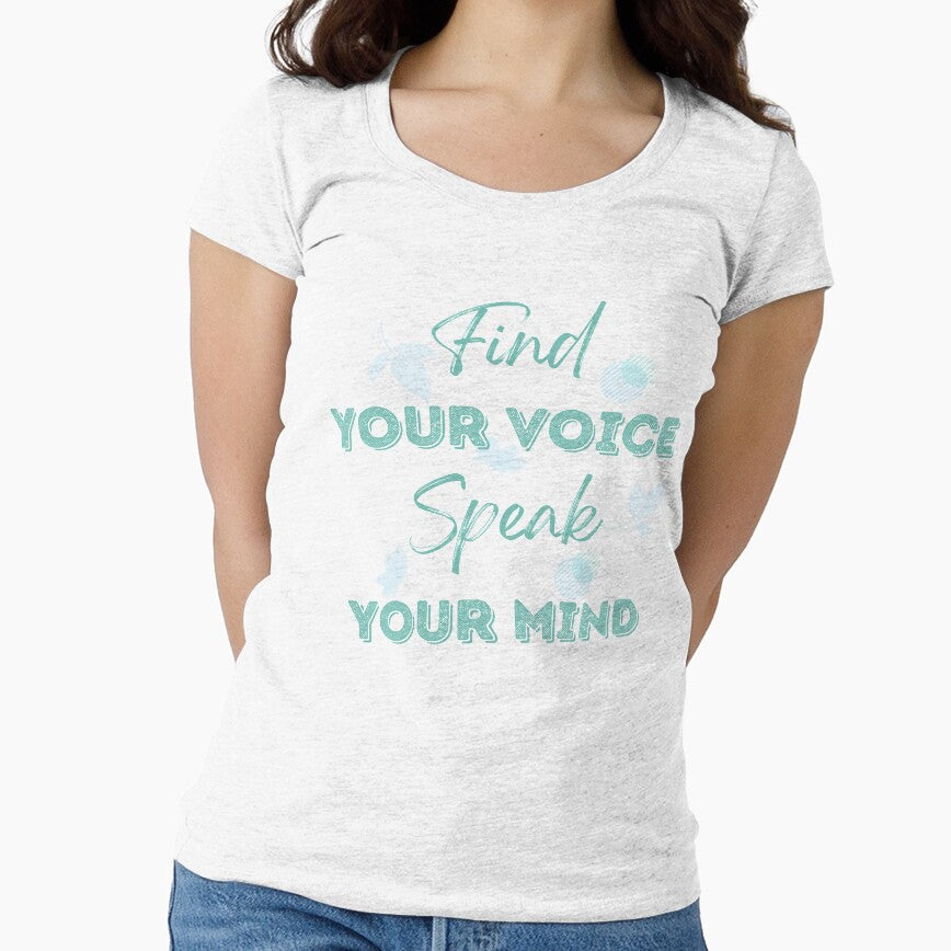 Empowered Women Quote-Find Your Voice and Speak Your Mind by AshStylz