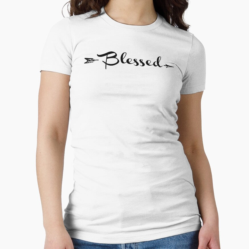 Funny Blessed T-Shirt by dogzytee