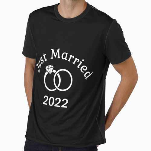 2022 Wedding Ring Matching Couple Just Married by joshlynefreefii