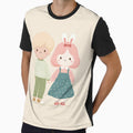 Cute Boba Couple – Kawaii Boy and Bunny Girl Drinking Bubble Tea by BobaBunny76