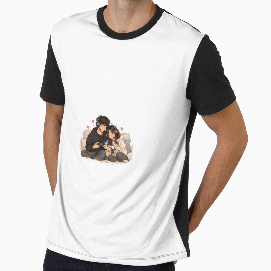Cute Gaming Couple Love Sticker by DoodlesRP