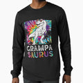 Grampasaurus Dinosaur Grampa Saurus Family Matching Tie Dye Gift by rubysheila