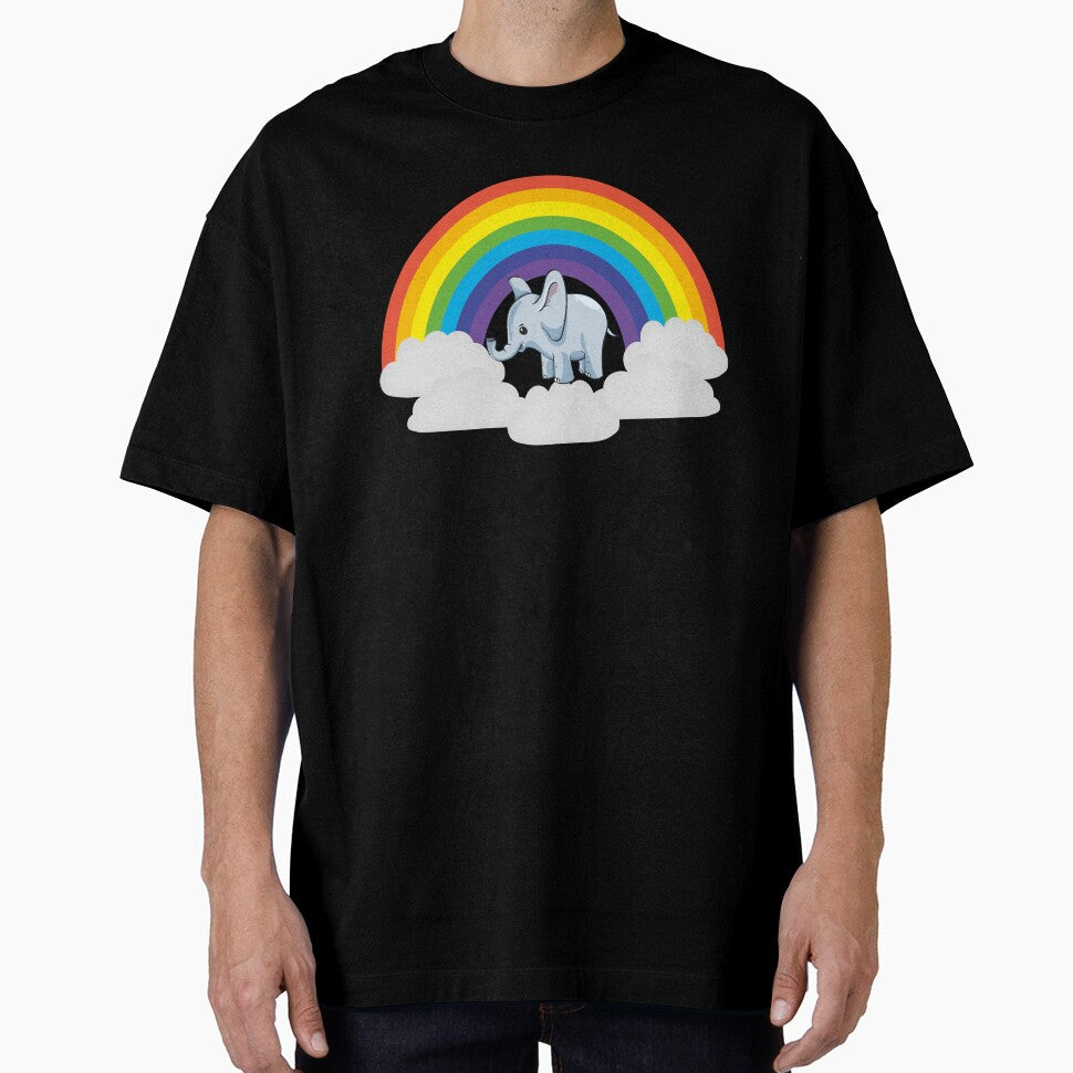 Elephant in Rainbow | Children babies motif by Smoking_Animals