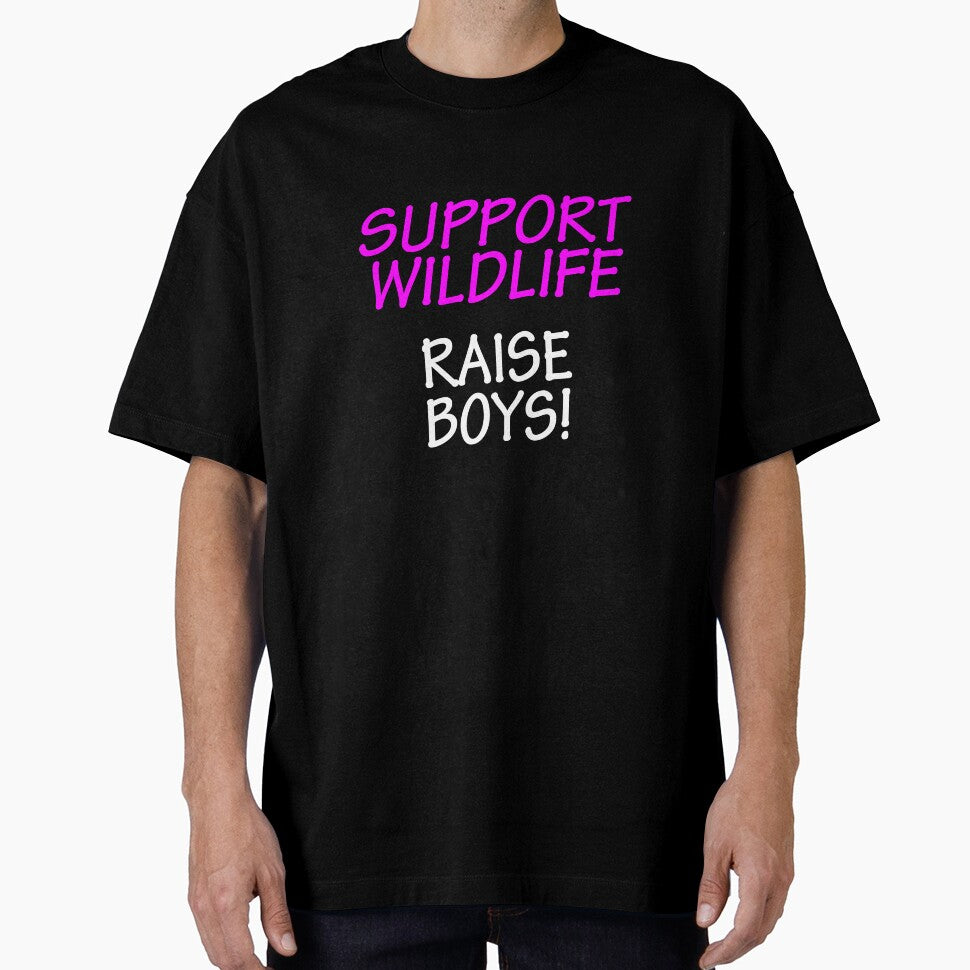 Funny Design For Mom of Boys Support Wildlife by drwigglebutts
