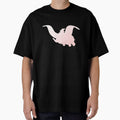 Geometric Dumbo Silhouette Millennial Pink by FandomTrading