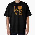 Tiger Print Love Cute Tiger Face Animal Tiger Head by inkedtee