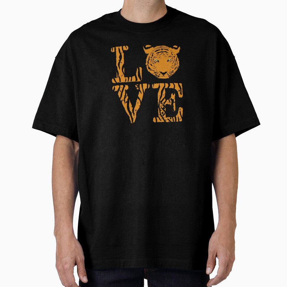 Tiger Print Love Cute Tiger Face Animal Tiger Head by inkedtee