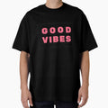 Good Vibes Only | Retro Turquoise and Pink by SoNifty
