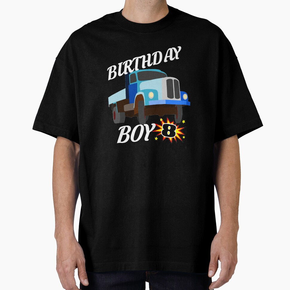8 Years Old Birthday Design Truck GifDesign by drwigglebutts