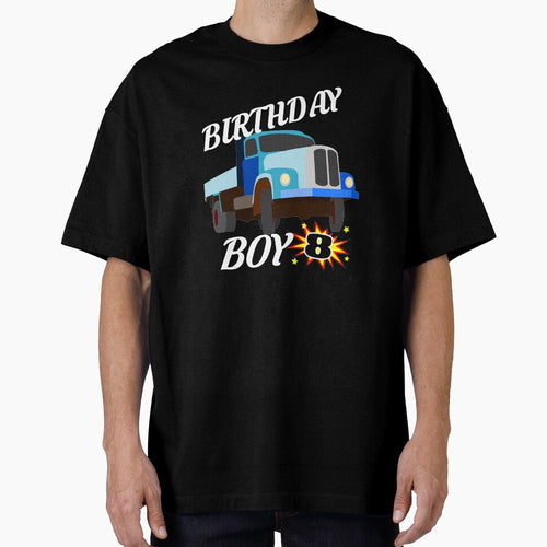 8 Years Old Birthday Design Truck GifDesign by drwigglebutts