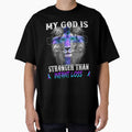 Lion My God Is Stronger Than Infant Loss Support Infant Loss Warrior by Hatjar