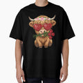 Highland Cow Valentine's Day Cute Valentine Highland Cow by KroghDs