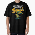 Mentally I Am At The Beach Funny Summer Vacation by KroghDs