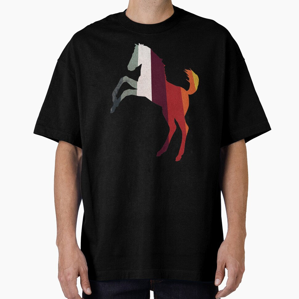 Mustang Horse Retro Vintage Stripes by SoccaTamam