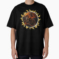 Fire dragon with mechanical  details by BandGTees